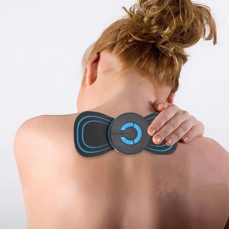 Massageador Elétrico Cervical Eletroterapia Ems Pescoço Perna Lombar Abdome