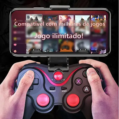 Controle Manete Gamepad Bluetooth Compatível Android Ios Pc