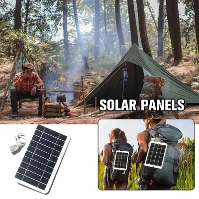 Painel Solar Portátil, Placa Solar Com USB, Carga Segura, Estabilizar Carregador De Bateria, Banco De Potência,para seu celular