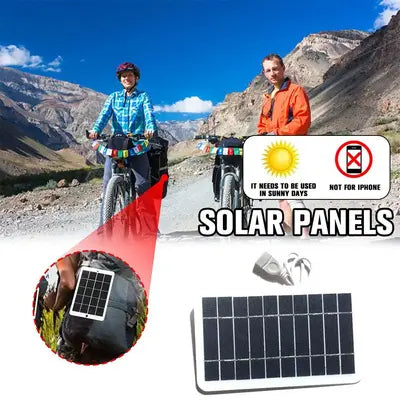 Painel Solar Portátil, Placa Solar Com USB, Carga Segura, Estabilizar Carregador De Bateria, Banco De Potência,para seu celular